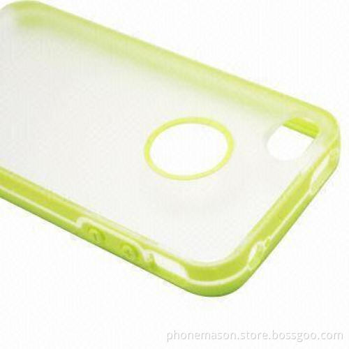 TPU Case for iPhone 4/4S, with 2-in-1 Color
